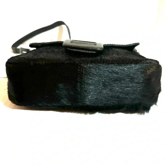 Claudio Orciani pony skin and leather shoulder handbag - Picture 2 of 11